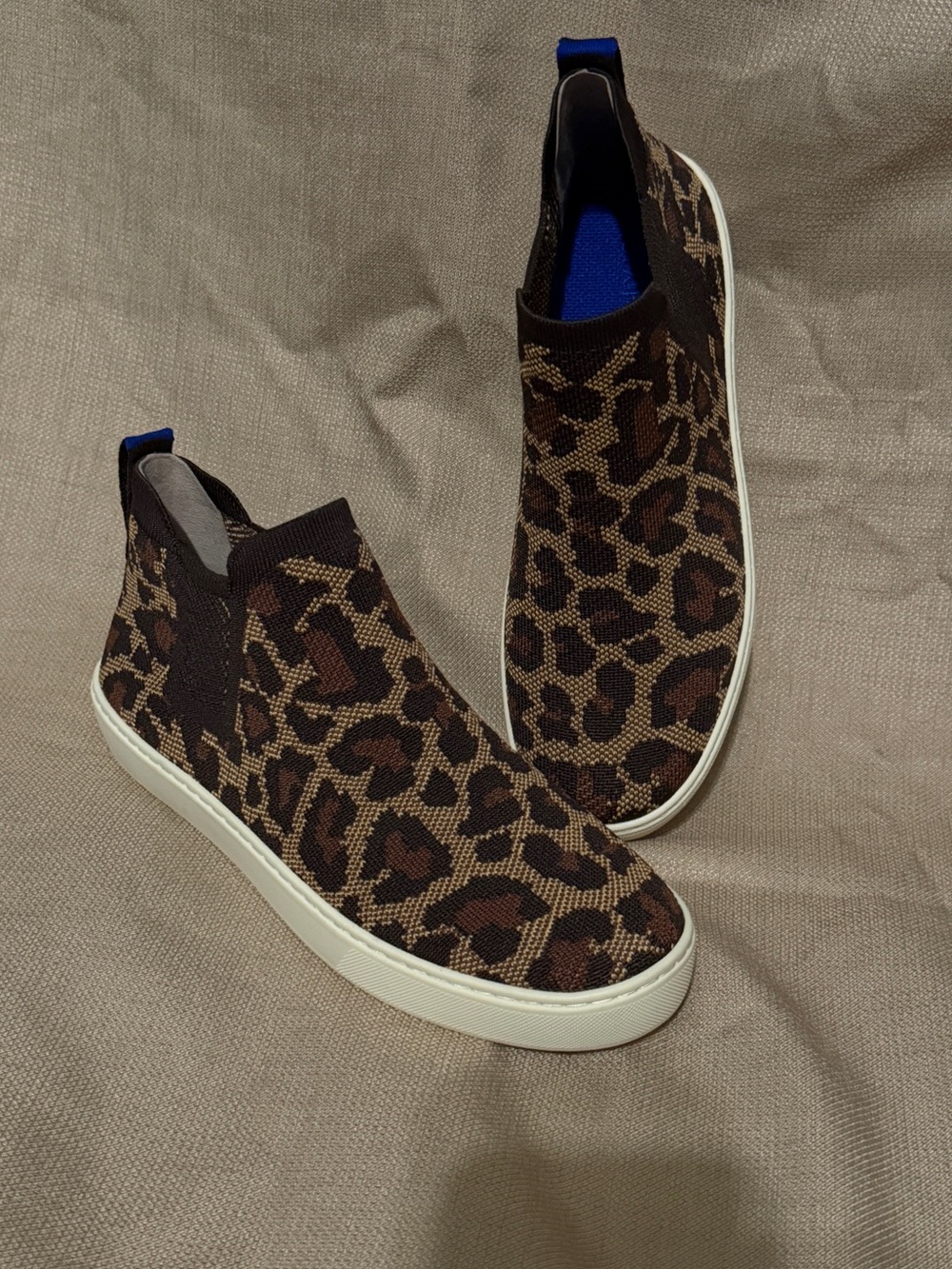Rothy’s Chelsea Boots Leopard Print Women’s 9.5